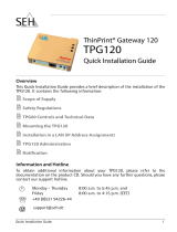 SEH ThinPrint Gateway TPG120 Guide d'installation