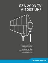 Sennheiser A 2003-UHF Manuel utilisateur