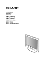 Sharp LL-T1803-H Manuel utilisateur