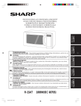 Sharp R15AT Horeca Pro Le manuel du propriétaire