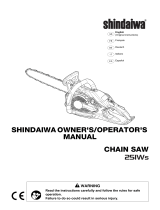 Shindaiwa 251WS Manuel utilisateur