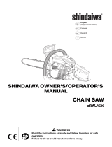 Shindaiwa 390SX Manuel utilisateur