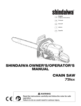 Shindaiwa 731SX Manuel utilisateur