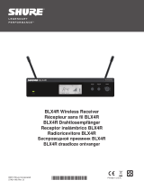 Shure BLX24R/PG58 UHF Wireless System S8 Manuel utilisateur