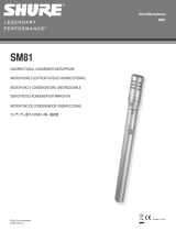 Shure SM81 Mode d'emploi