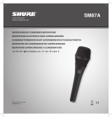 Shure SM87A Mode d'emploi