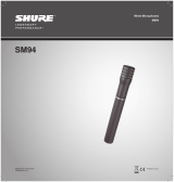 Shure SM94 Mode d'emploi