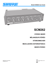 Shure Stereo Equalizer SCM262 Manuel utilisateur