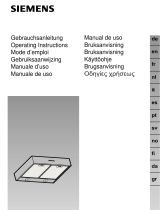Siemens Built-under cooker hood Le manuel du propriétaire