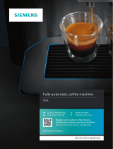 Siemens TE651209GB EQ6 Bean To Cup Coffee Machine Le manuel du propriétaire