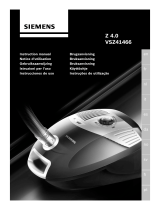 Siemens VSZ41466/01 Manuel utilisateur