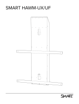 SMART Technologies Height‑Adjustable Wall Mount (HAWM UX/UF) Guide d'installation