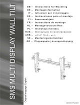 SMS Smart Media Solutions Multi Display Wall Tilt Fiche technique