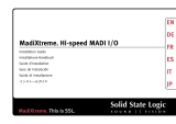 Solid State Logic MadiXtreme & MX4 Manuel utilisateur