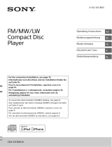 Sony CDX-G3100UV Le manuel du propriétaire