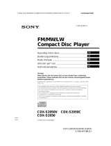 Sony CDX-S2050C Manuel utilisateur