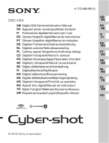 Sony Cyber-Shot DSC H55 Mode d'emploi
