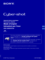 Sony Cyber-Shot DSC S700 Mode d'emploi