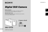 Sony Cyber-Shot DSC T33 Mode d'emploi