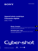 Sony Cyber-Shot DSC T700 Mode d'emploi