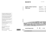 Sony DCR-SX21E Le manuel du propriétaire