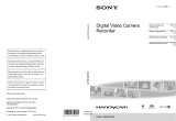 Sony DCR SX22E Le manuel du propriétaire