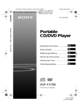 Sony DVP-FX780B Le manuel du propriétaire