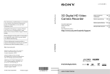 Sony HDR TD20VE Le manuel du propriétaire