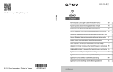 Sony α 6000 Manuel utilisateur