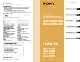Sony Série NVD-U03R Manuel utilisateur