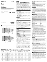 Sony SAL-300F28G2 Une information important