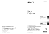 Sony VPL-SW235 Le manuel du propriétaire