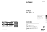 Sony VPL-VW500ES Guide de démarrage rapide
