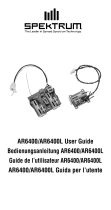 Spektrum AR6400L DSM2 6 Channel Ultra Micro Receiver Mode d'emploi