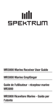 Spectrum MR3000 Marine 2.4GHz 3-Channel Receiver Manuel utilisateur