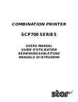 Star Micronics Star SCP700 Series Manuel utilisateur