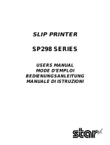 Star Micronics SLIP SP298 Manuel utilisateur