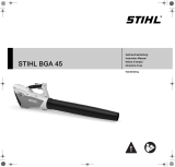 STIHL Akku-Laubbläser BGA 45 Le manuel du propriétaire