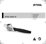 STIHL Akku-Blasgerät BGA 57 Set AK 20 + AL 101 Le manuel du propriétaire