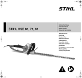 STIHL HSE 71, Bar length 60 cm Le manuel du propriétaire