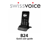 SwissVoice B24 Black Manuel utilisateur