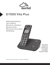 SWITEL Komfort-Telefon D7000 Vita+ Manuel utilisateur