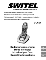 SWITEL DC651 Le manuel du propriétaire