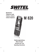 SWITEL M820 Le manuel du propriétaire