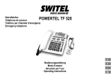 SWITEL TF520 Telefon Le manuel du propriétaire