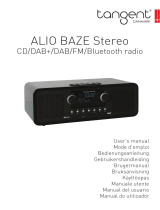 Tangent ALIO BAZE MONO CD/DAB+/FM/BT White High Gloss Manuel utilisateur