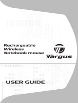 Targus Rechargeable Wireless Notebook Mouse Manuel utilisateur