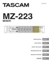 Tascam MZ-223 Le manuel du propriétaire