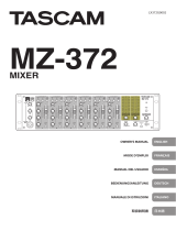 Tascam MZ-372 Manuel utilisateur
