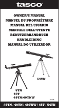 Tasco Novice Telescope & Microscope 49TN / 5TN / 45T / 54TN Manuel utilisateur